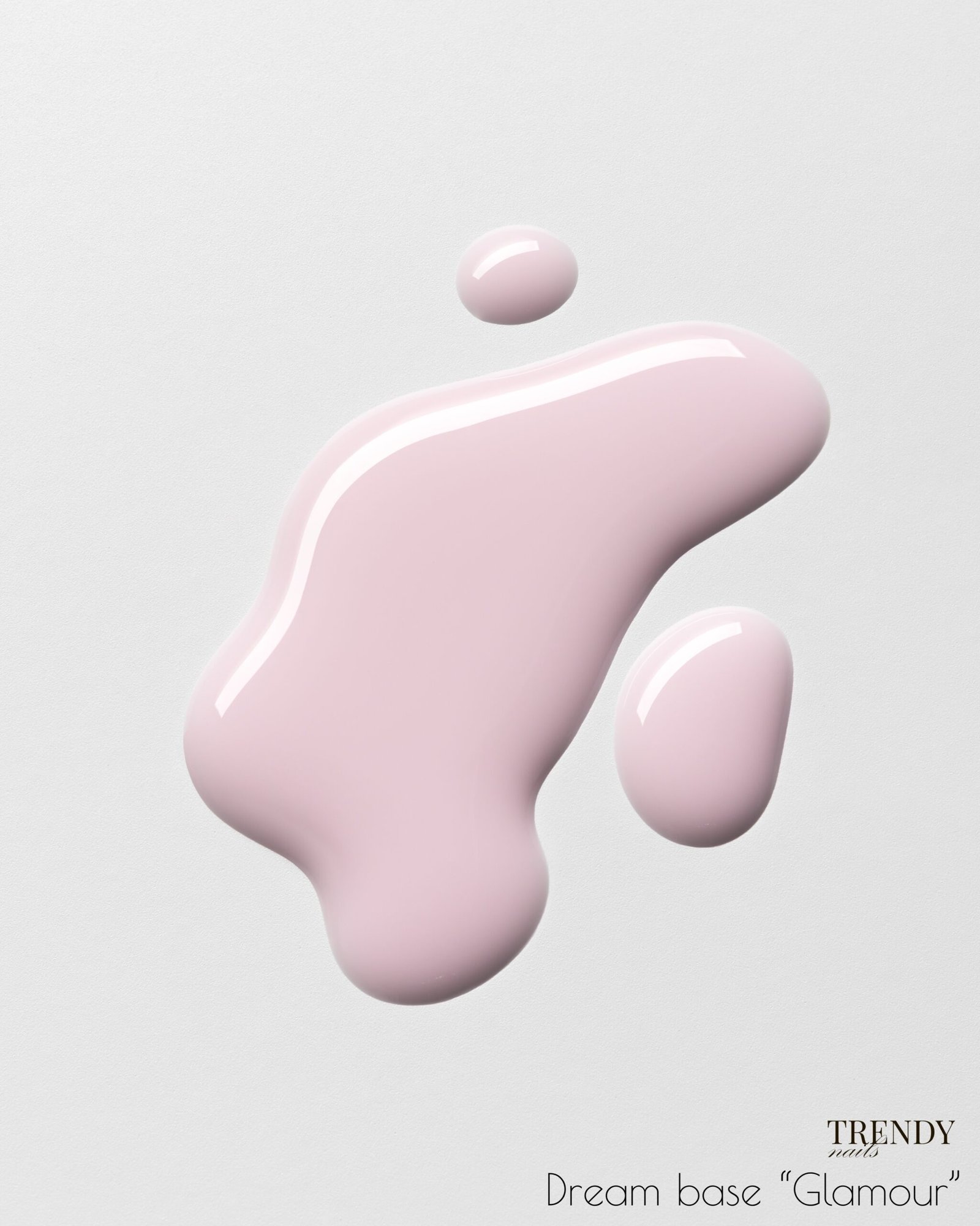 Gelinio lako pagrindas su spalva „Glamour”