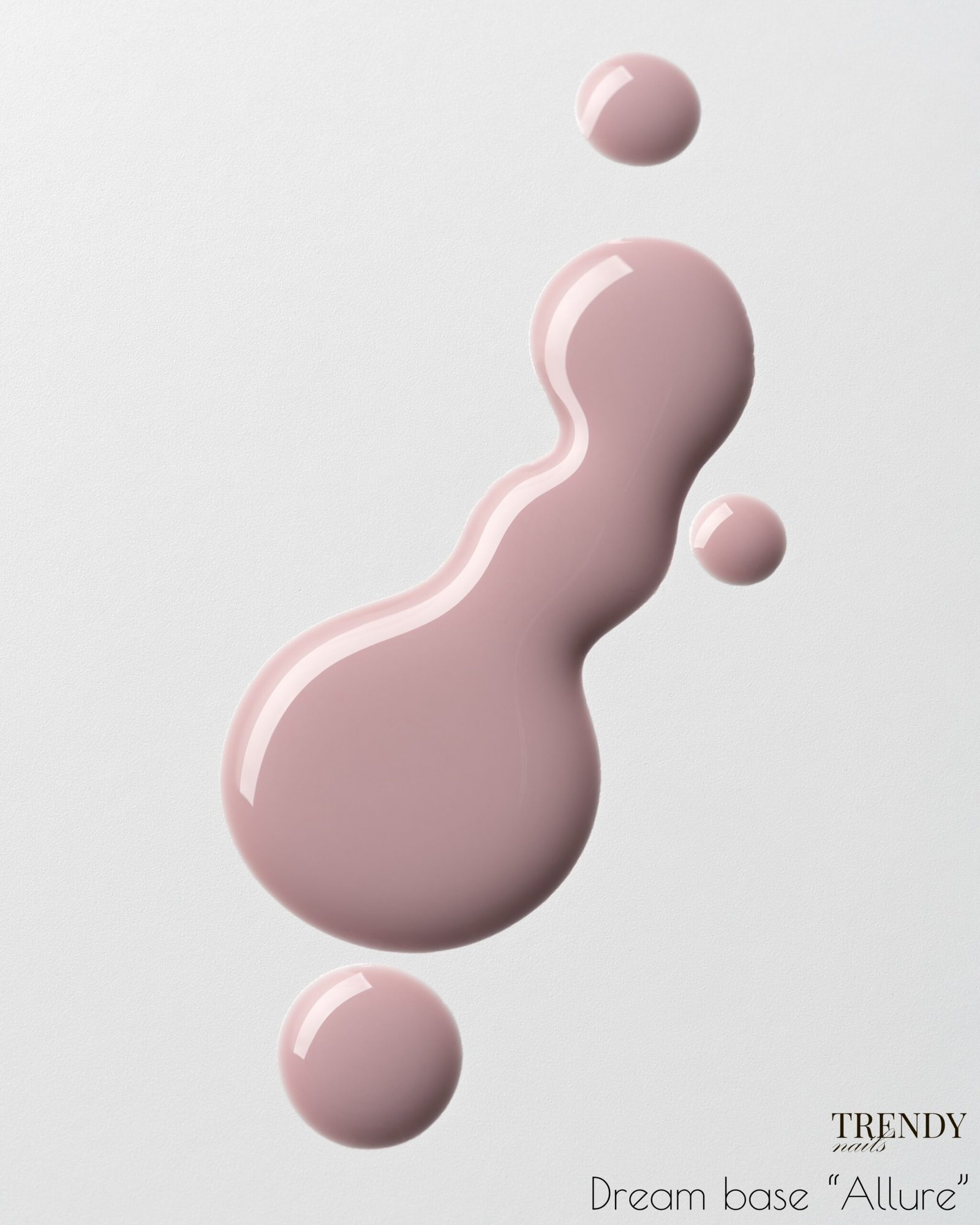 Gelinio lako pagrindas su spalva „Allure”